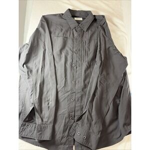 Gander Mountain Guide Series Men Black Long Sleeve Button Down Shirt Size XLarge